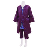 Historical Pirate Officer Uniform - Purple Regency Cosplay Suit | Men's Medieval Costume Series by Halloweez - Halloweez